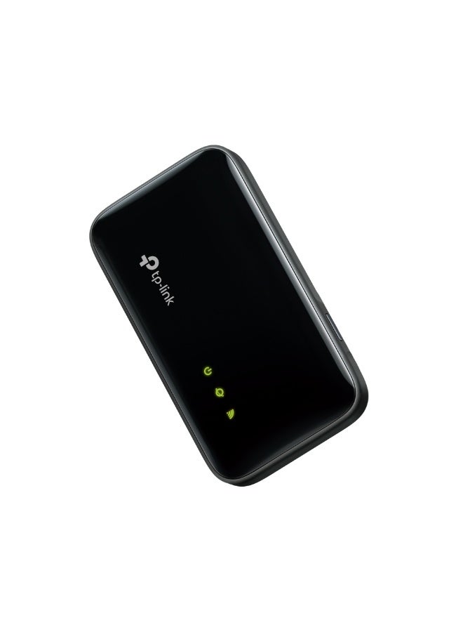 تي بي لينك TP-Link 4G LTE-Advanced Mobile Wi-Fi, Share Dual Band Wi-Fi with Up to 32 Devices, 2100 mAh Battery, Up to 8 Hours, SD Card Slot up to 2TB Storage, Portable Hotspot for Travel, Phone, Tablet (M7400) black - Image 1