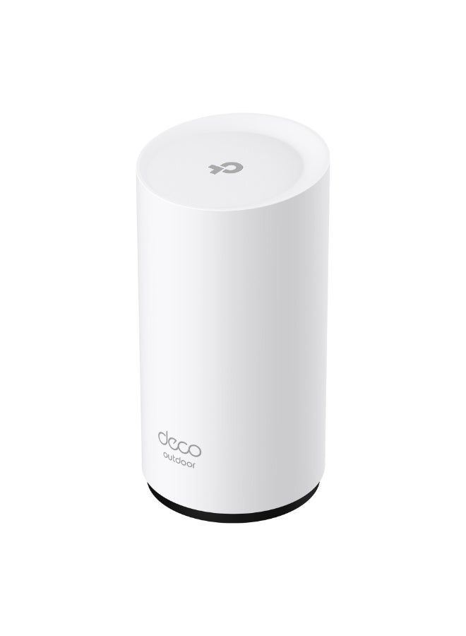تي بي لينك Deco BE25-Outdoor BE3600 Dual-Band Wi-Fi 7 Outdoor/Indoor Mesh WiFi Extender Unit | Up to 2,800 sq.ft | 2 * 2.5G PoE+ Ports, IP65 Waterproof, MLO| Multiple Mounting Options| Secure by Design, 1-Pack white - Image 2