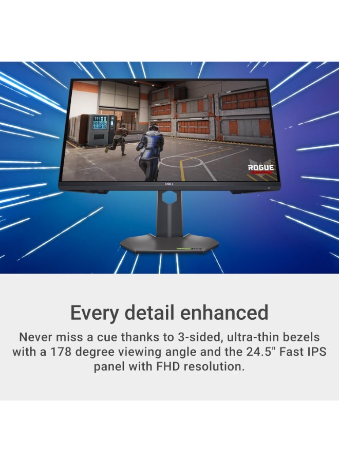 ديل 25 inch Gaming Monitor (G2524H) black - Image 4