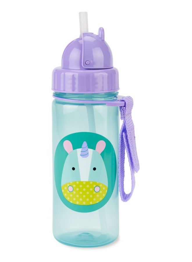 Skip Hop Zoo Straw Bottle Unicorn - Image 1