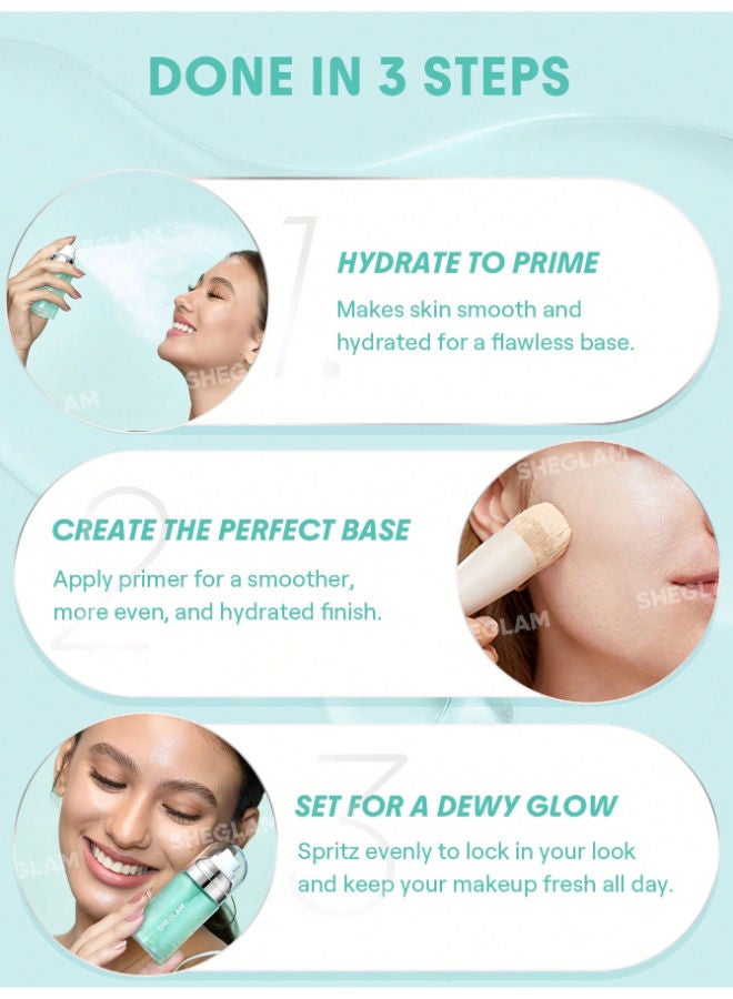 SHEGLAM Good Grip Hydrating Prime & Set Spray clear - Image 2