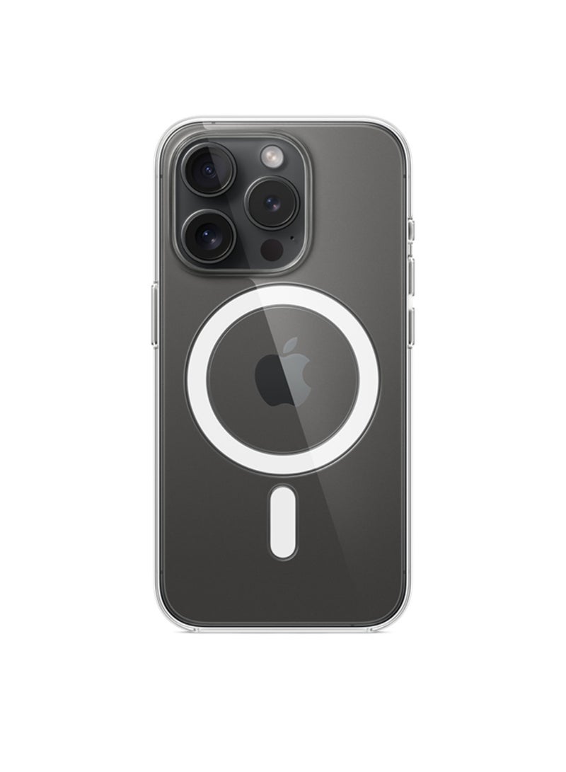 ابل  حالة شفافة مجددة - آيفون 15 برو مع MagSafe - Image 5