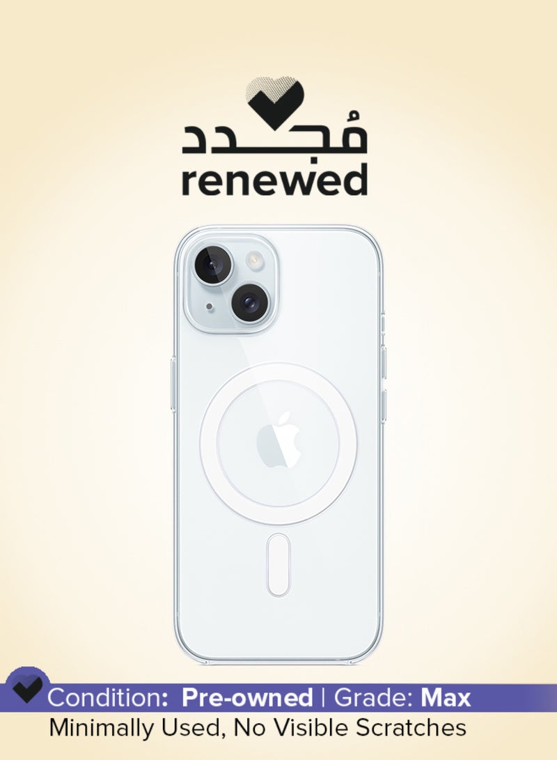 ابل  Renewed - iPhone 15 Clear Case with MagSafe - Clear - Image 1