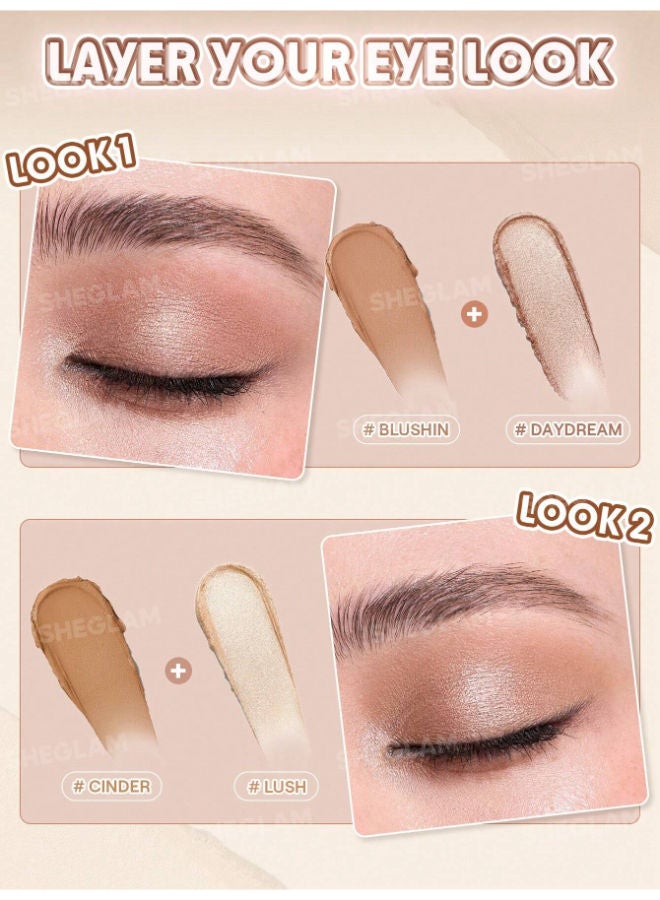 SHEGLAM Creamsicle Eyeshadow Stick Blushin' - Image 5
