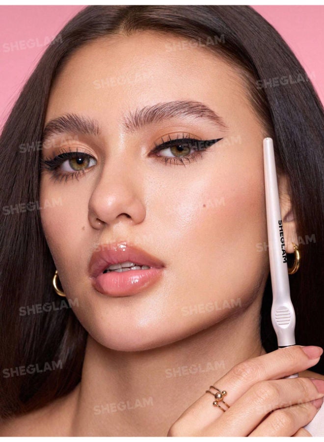 SHEGLAM Glide Control Liquid Eyeliner Matte Black - Image 3