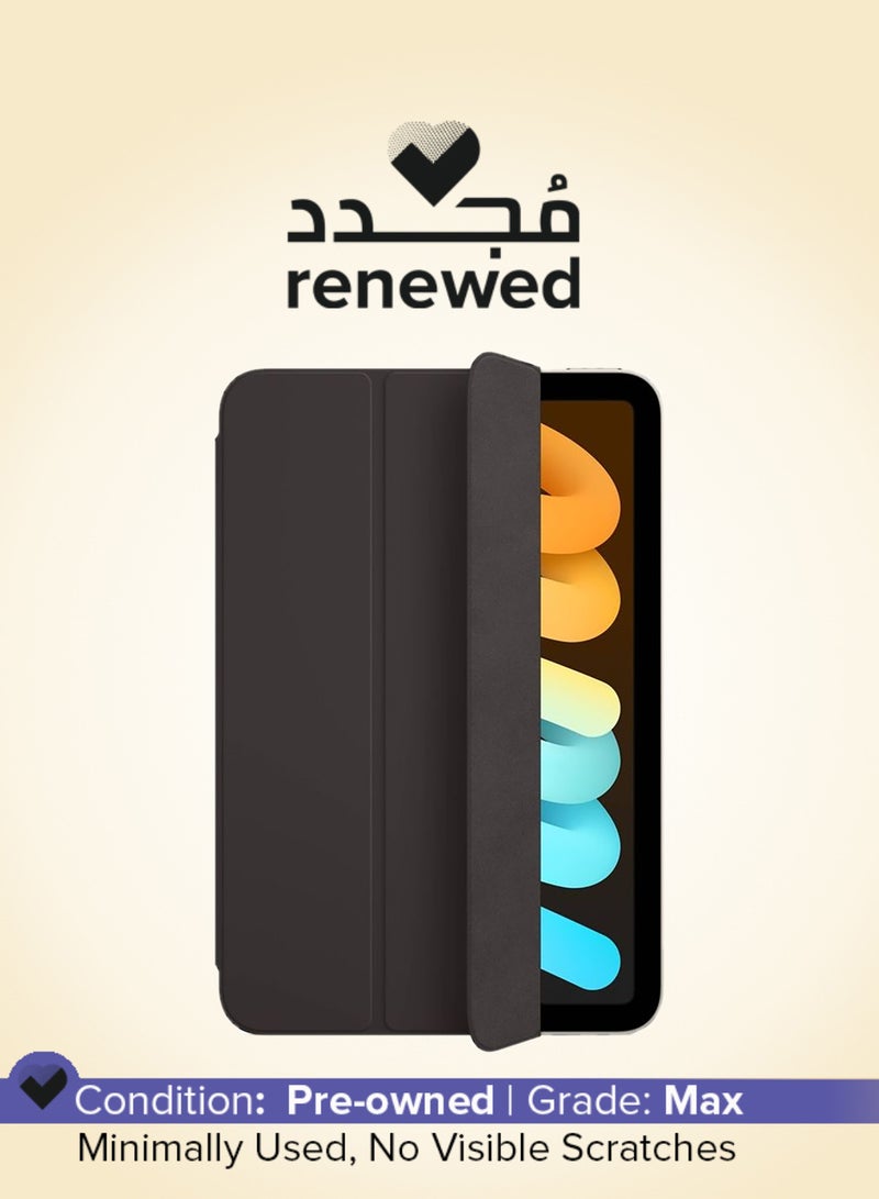 ابل  Renewed - Smart Folio For iPad Mini 6th Gen - Black - Image 1