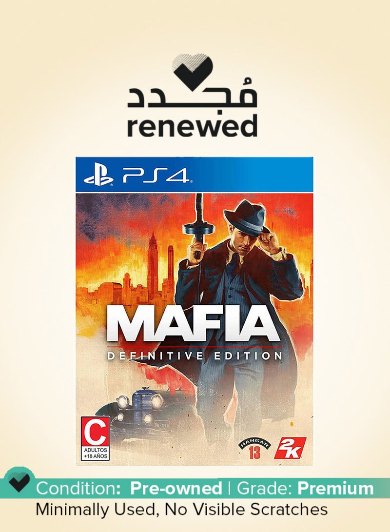 2K Renewed - Mafia Definitive Edition - PlayStation 4 (PS4) - Image 1