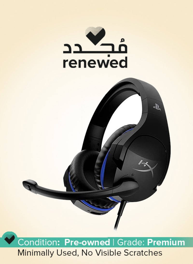هايبركس Renewed - Cloud Stinger Gaming Headset for PlayStation 4 Black/Blue - Image 1