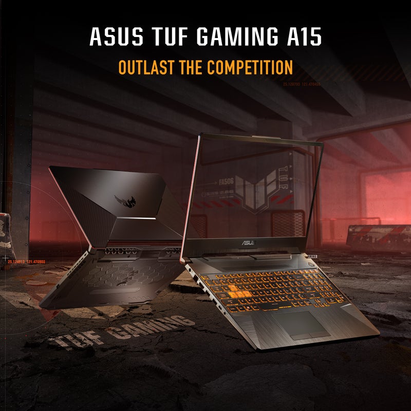 ASUS TUF A15 Gaming (2025) Laptop – AMD Ryzen 7-7445HS / 15.6inch FHD / 512GB SSD / 16GB RAM / 4GB NVIDIA GeForce RTX 3050 Graphics / Windows 11 Home / English & Arabic Keyboard / Graphite Black / Middle East Version – [FA506NCG-B165W] English/Arabic Graphite Black - Image 3