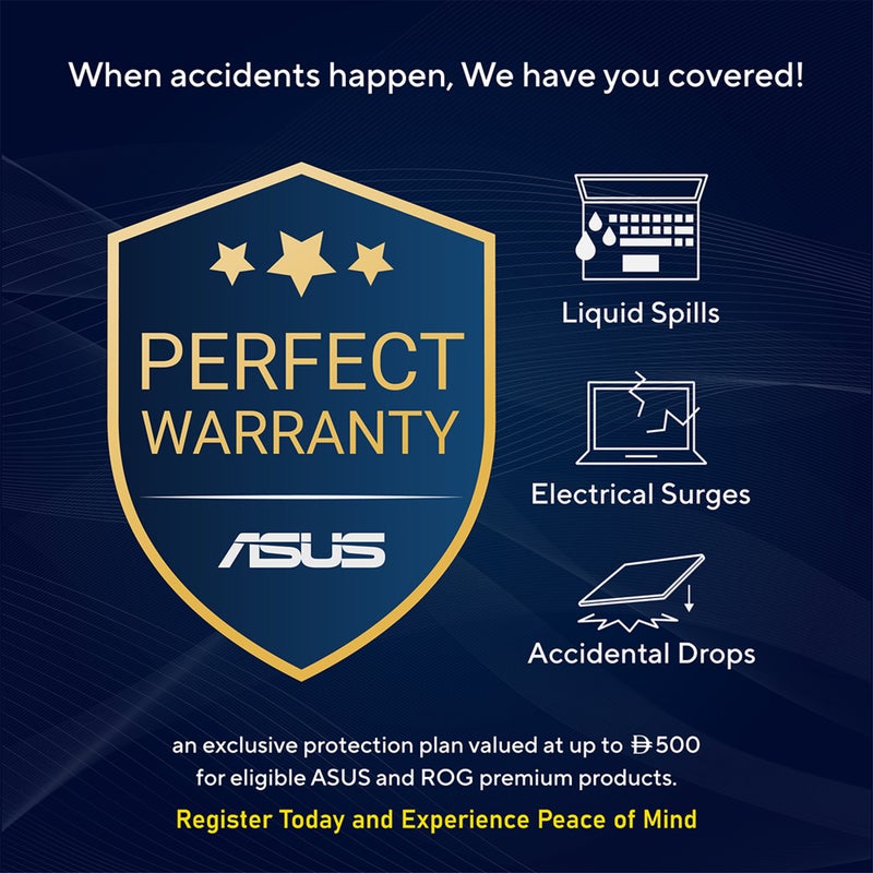 أسوس Vivobook Go 15 (E510KAB) Laptop With 15.6-Inch Display, Celeron N4500 Processor/4GB RAM/128GB eMMC/Integrated Graphics/Windows 10 Home English/Arabic Star Black - Image 2