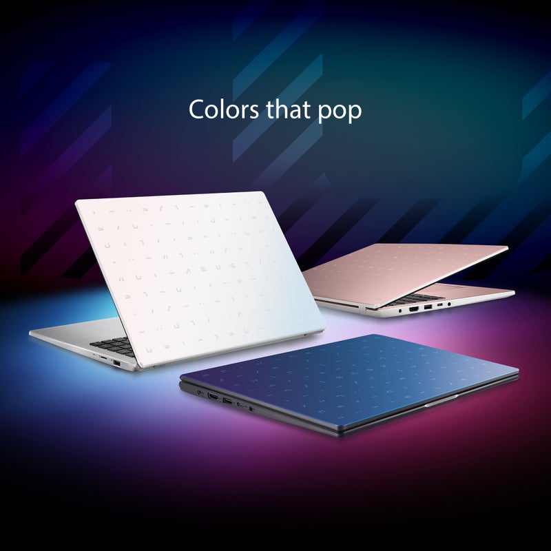 أسوس Vivobook Go 15 (E510KAB) Laptop With 15.6-Inch Display, Celeron N4500 Processor/4GB RAM/128GB eMMC/Integrated Graphics/Windows 10 Home English/Arabic Star Black - Image 4