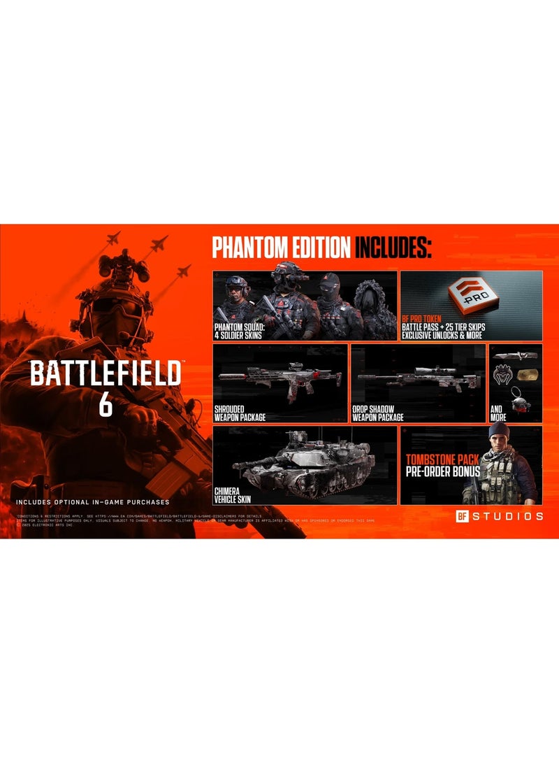 إي أيه Battlefield 6 Phantom Edition [Asia Version/Multilanguage] - PlayStation 5 (PS5) - PlayStation 5 (PS5) - Image 2