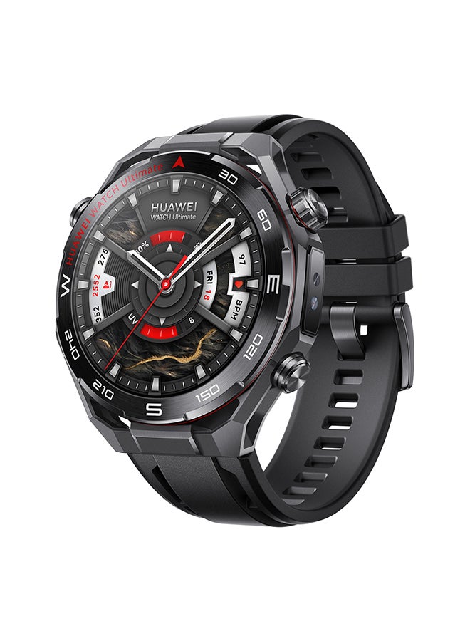 WATCH Ultimate 2 Smart Watch, Zirconium-based Liquid Metal case, Accurate Health Monitor, eSIM cellular calling, Compatible with iOS and Android, 150-Meter Diving Watch Black