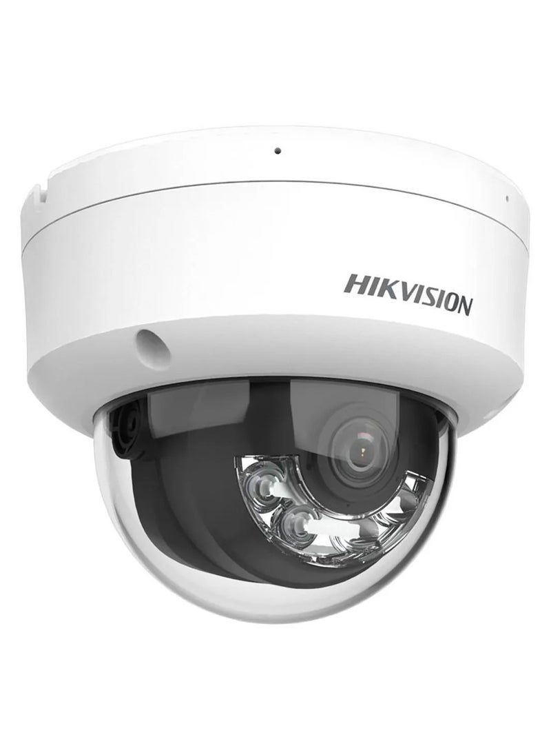HIKVISION DS-2CD2163G2-LIS2U 6MP AcuSense Network Dome Camera, Smart Hybrid Light IR & White LED 30m, Built-in Dual Microphone, 2.8mm Lens, H.265+, WDR 120dB, IP67 IK10 Vandal-Proof, PoE/DC12V, MicroSD up to 512GB, Human & Vehicle Detection, Face Detection - Image 2