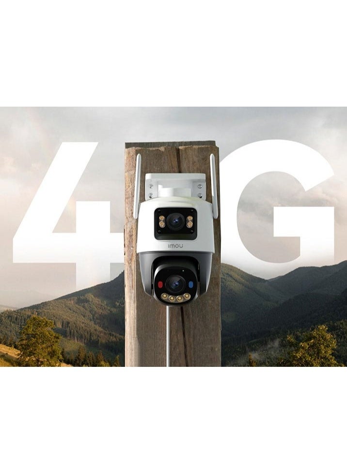 ايمو Cruiser Dual 2C 4G 6MP Outdoor Dual-Lens Security Camera, 3MP Fixed + 3MP Pan-Tilt Lens, AI Human & Vehicle Detection, 4G SIM & Wi-Fi Connectivity, Color Night Vision, 30m IR Range, Built-in Spotlight & Siren, Two-Way Audio, MicroSD up to 512GB, Smart Motion Tracking, Active Deterrence Camera | IPC-S7XCP-6M1TED-EU - Image 4