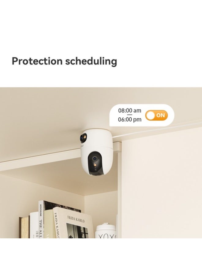 IMOU Ranger 2 Dual 6MP Indoor Security Camera, 3MP Fixed + 3MP Pan & Tilt Lens, Smart Tracking, Auto-Cruise, Two-Way Audio, Night Vision, SD Card Storage up to 512GB, Motion & Sound Alarm, WiFi Surveillance | IPC-S20EP-6M0S - Image 4