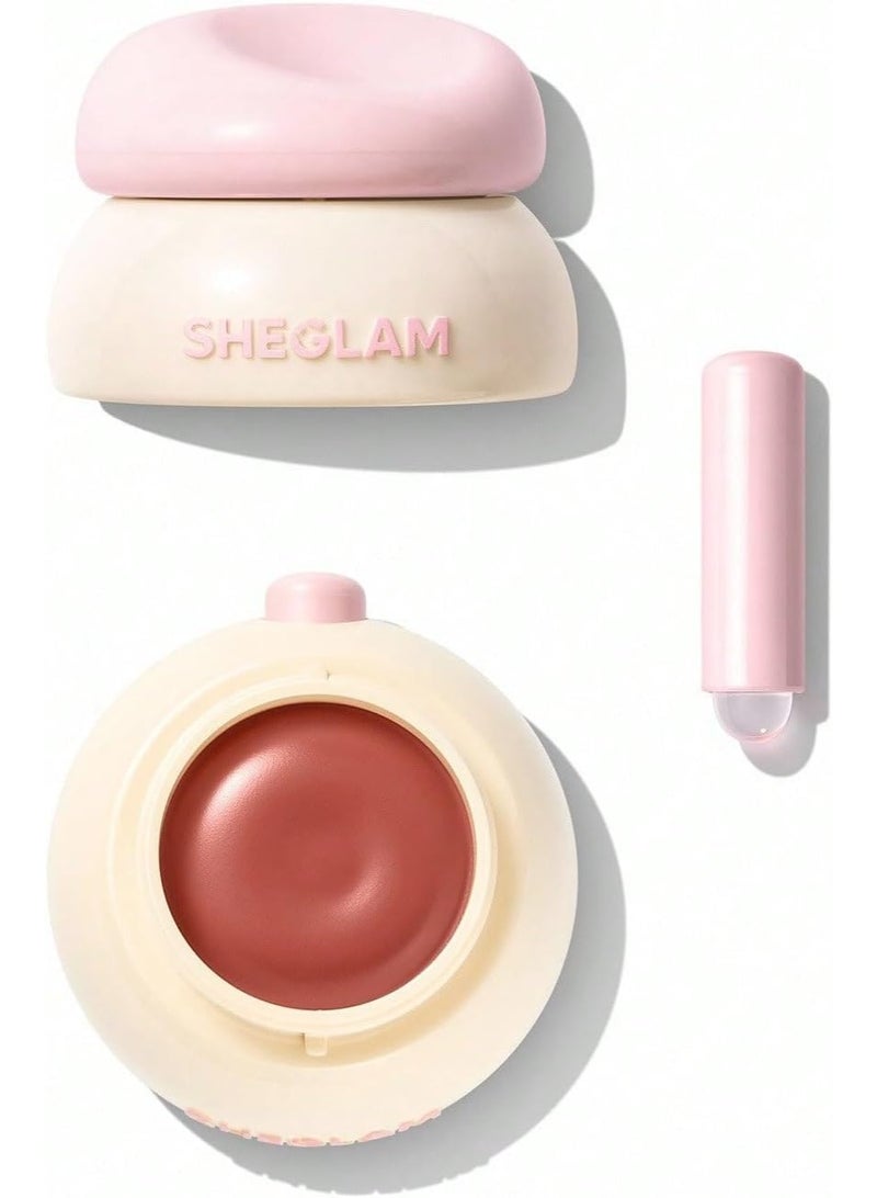 SHEGLAM Bounce Putty Pocket Lip Pot - Peachy Pie - Image 1