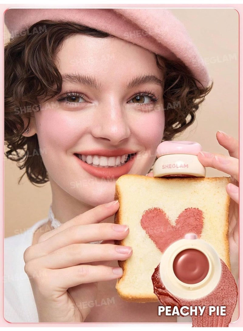 SHEGLAM Bounce Putty Pocket Lip Pot - Peachy Pie - Image 5