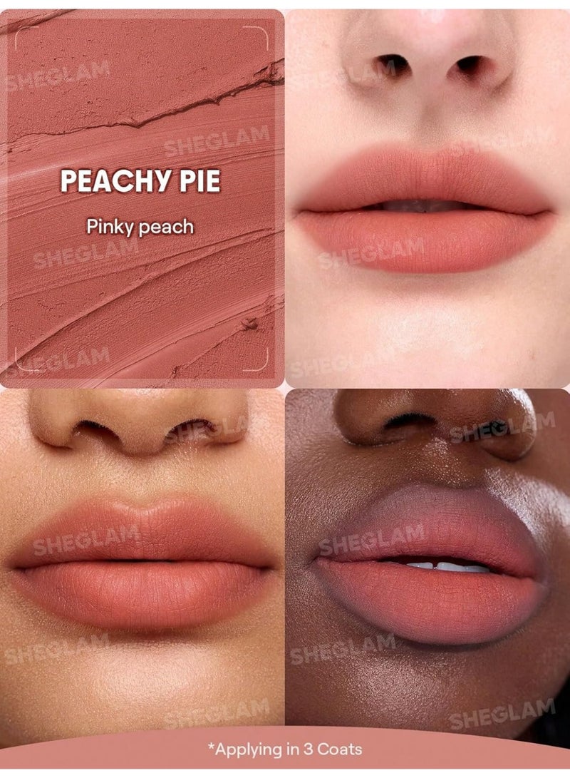SHEGLAM Bounce Putty Pocket Lip Pot - Peachy Pie - Image 3