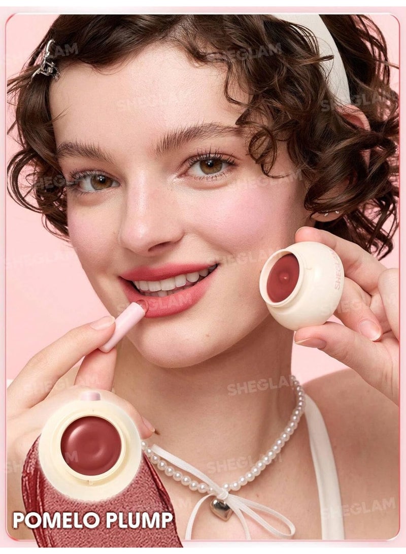 SHEGLAM Bounce Putty Pocket Lip Pot - Pomelo Plump - Image 4