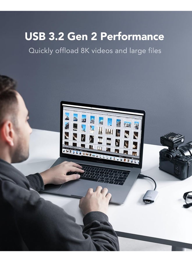 Lexar CFexpress Type B USB-C Reader/Lecteur USB 3.2 Gen 2 LRW510U-BNHNG grey - Image 3