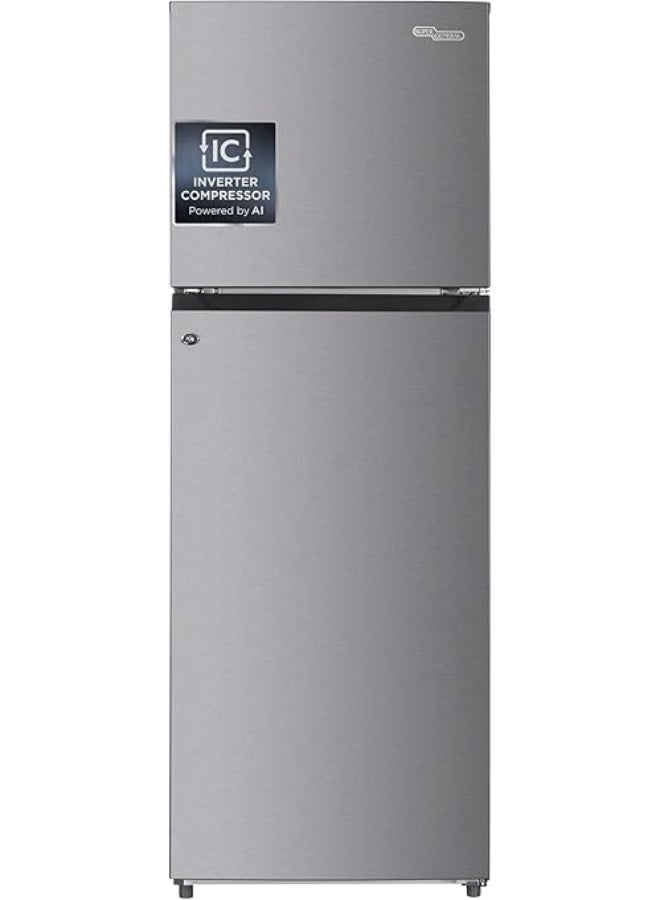 SUPER GENERAL 334 liters Net Double Door Refrigerator SGR415IE + 8KG front load washing machine SGW8250NLEDS + 20 liters digital Microwave SGMM922DW SGR415IE + SGW8250NLEDS + SGMM922DW INOX - Image 2