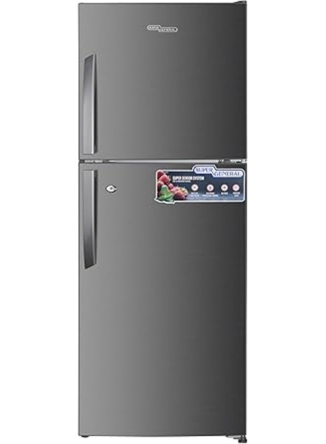 SUPER GENERAL 260 liters Gross Double Door Refrigerator SGR260NE + 60 x 60 free standing Gas cooker SGC6170MSFS + 20 liters Digital Microwave SGMM922DW SGR260NE + SGC6170MSFS + SMM922DW INOX - Image 2