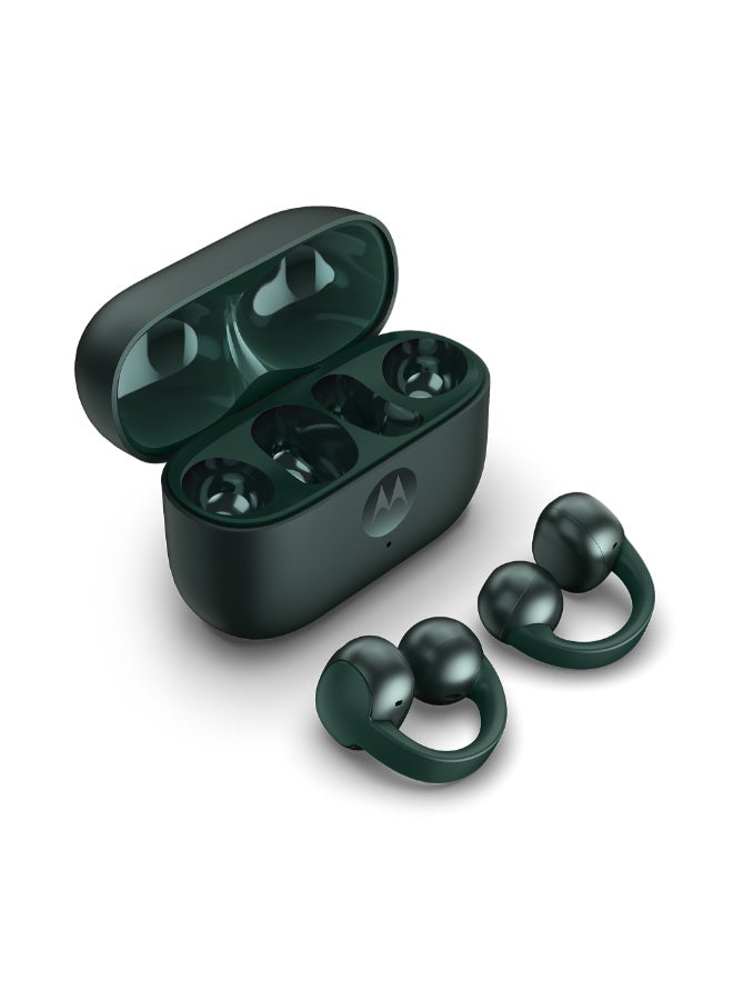 Motorola Buds Loop, Sound by BOSE, PANTONE Trekking Green PANTONE Trekking Green - Image 1