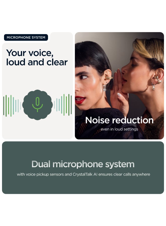Motorola Buds Loop, Sound by BOSE, PANTONE Trekking Green PANTONE Trekking Green - Image 5