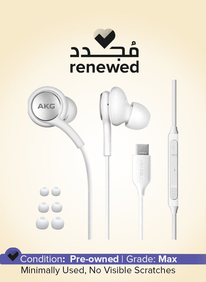 Samsung Renewed - EO-IC100 Akg Type-C In-Ear Earphones white - Image 1