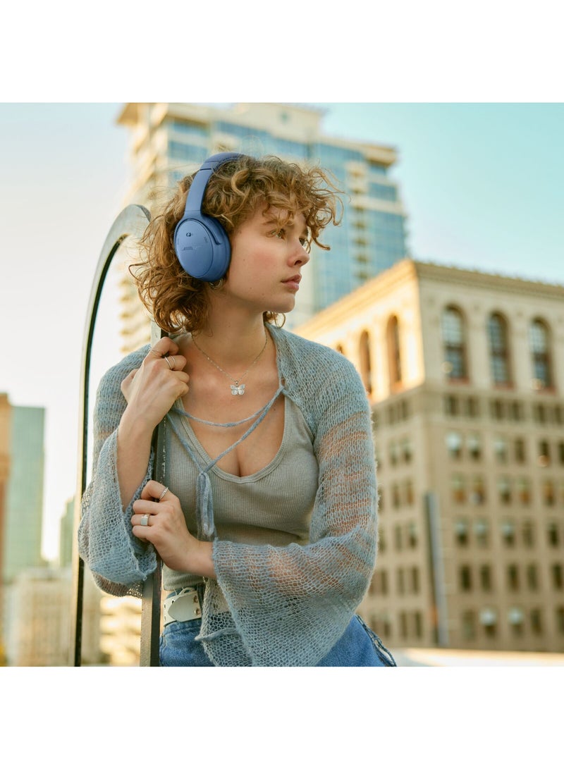 BOSE Renewed - QuietComfort Wireless Noise Cancelling Headphones, Bluetooth Over Ear Headphones with Up To 24 Hours of Battery Life Blue Dusk - Image 3