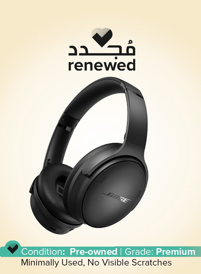 بوز Renewed - QuietComfort Wireless Noise Cancelling Headphones Bluetooth Over Ear Headphones with Up To 24 Hours of Battery Life black - Image 1