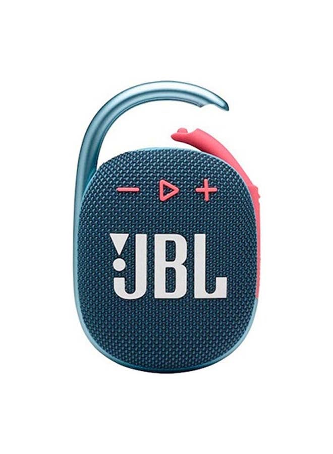 جي بي إل Renewed - Clip 4 Portable Bluetooth Speaker Blue/Coral - Image 2