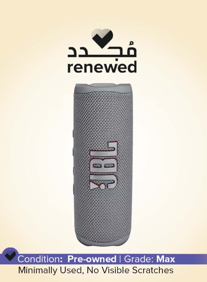 جي بي إل Renewed - Flip 6 Portable Ip67 Waterproof Speaker Grey - Image 1