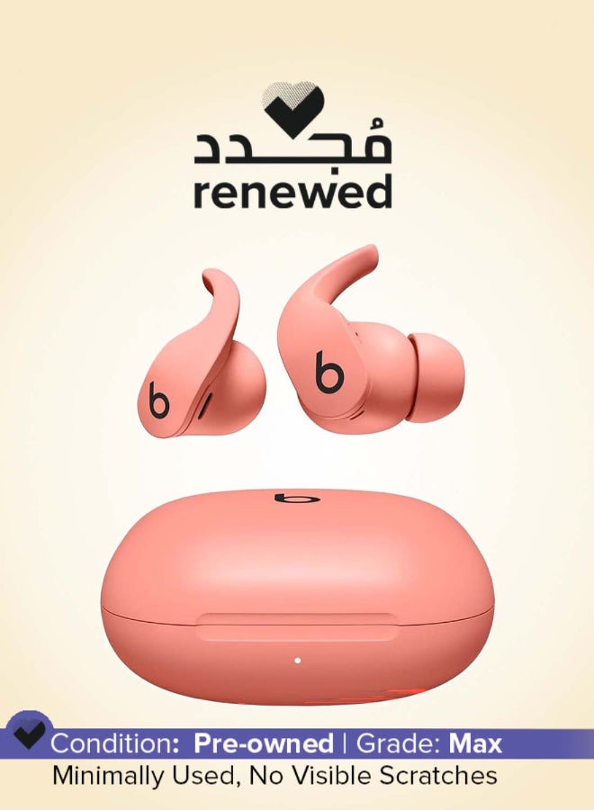 بيتس Renewed - Fit Pro True Wireless Earbuds Coral Pink - Image 1