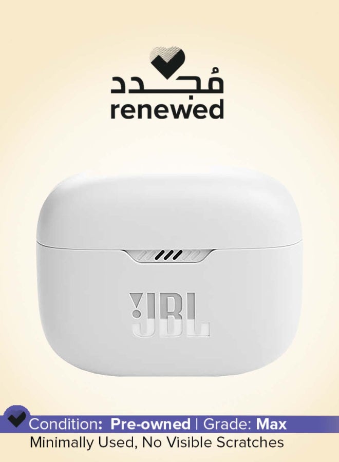 جي بي إل Renewed - Tune 130NC True Wireless Noise Cancelling Earbuds White - Image 1