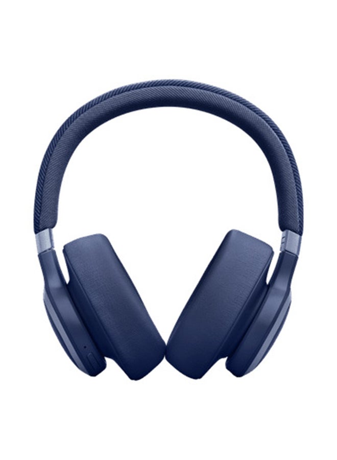JBL Renewed - Live 770 NC Wireless Over-Ear Headphones With True Adaptive Noise Cancelling Blue - Image 3
