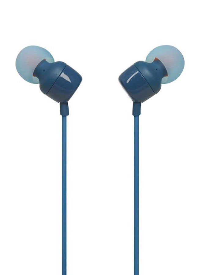 جي بي إل Renewed - T110 Pure Bass In-Ear Headphone Blue - Image 3