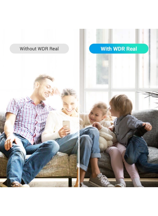 EZVIZ C6N G1 Security Camera, 4K/8MP New Indoor Camera, WiFi Camera, Smart Color Night Vision, Human Detection, Auto-Zoom Tracking, Two Way Calling with Touch Button, Auto-Patrol Mode - Image 5