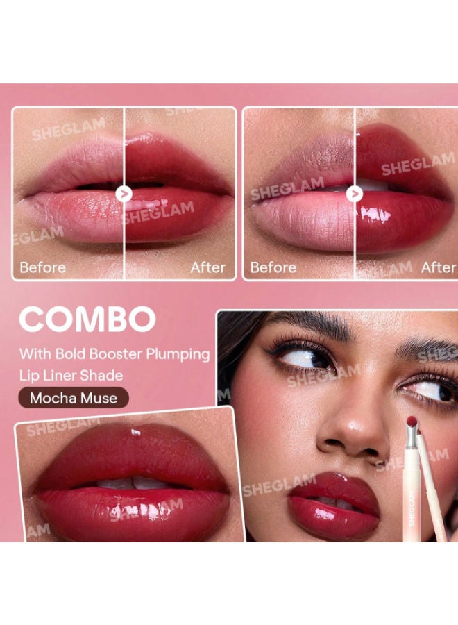 SHEGLAM Bold Booster Lip Plumper Cherry Gleam - Image 3