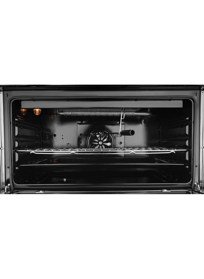 Royal Gas cooker 5 burners with Oven/Grill 60X90 FT90-E-SS-MV silver/black - Image 3
