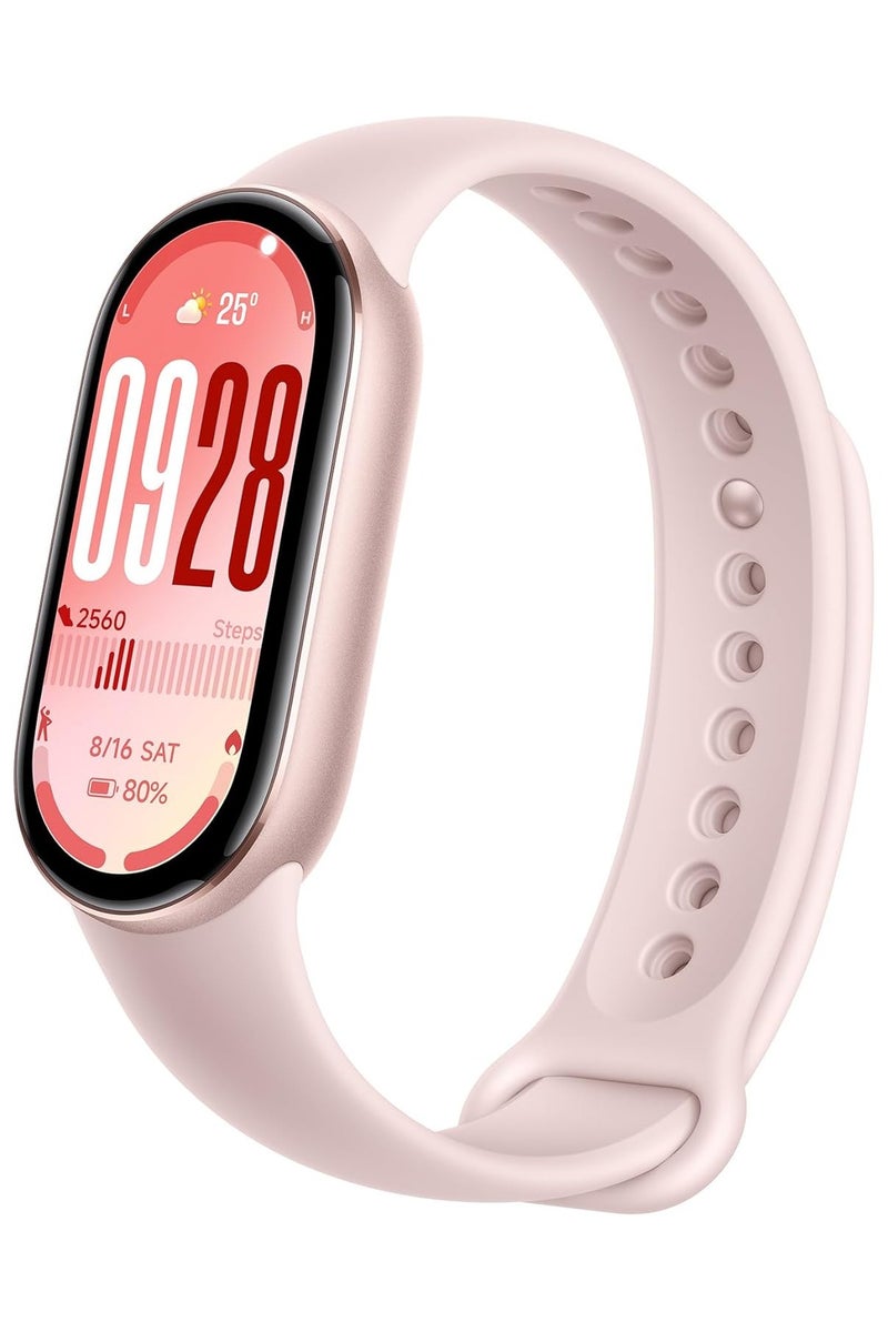 شاومي 233 mAh Xiaomi Smart Band 10 Mystic Rose,1.72 AMOLED Display with 1500 Nits, Sleep and Heart Rate Monitor, 5ATM Waterproof, 21 Days Battery Life, 60 Hz Refresh Frequency, 150+ Modes Rose - Image 4