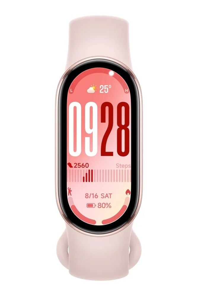 شاومي 233 mAh Xiaomi Smart Band 10 Mystic Rose,1.72 AMOLED Display with 1500 Nits, Sleep and Heart Rate Monitor, 5ATM Waterproof, 21 Days Battery Life, 60 Hz Refresh Frequency, 150+ Modes Rose - Image 2