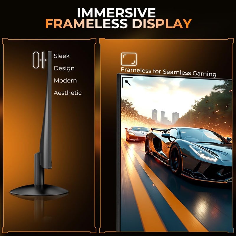 اي او سي شاشة ألعاب AOC 22B30HM2 مقاس 21.5 بوصة FHD، 120 هرتز، 1 مللي ثانية MPRT، FreeSync، خالية من الوميض، تركيب VESA - Image 5