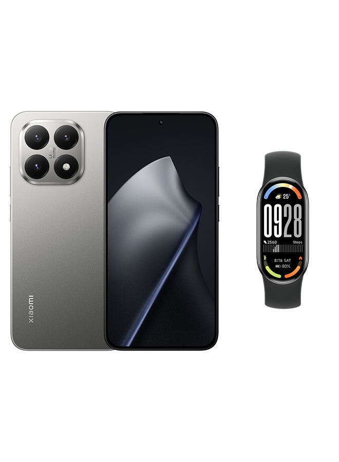 شاومي 15T Dual SIM 5G Gray 12GB RAM 256GB With FREE Gifts - Xiaomi Smart Band 10, 2-years warranty, 1-Screeen Replacement and 4-months Spotify, 3-months YouTube Premium, 3-months Google AI Pro membership - Global Version - Image 1