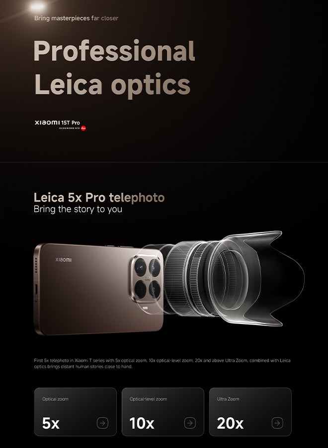 Xiaomi 15T Pro Dual SIM 5G Gray 12GB RAM 1TB With FREE Gifts - Xiaomi Smart Band 10, 2-years warranty, 1-Screeen Replacement and 4-months Spotify, 3-months YouTube Premium, 3-months Google AI Pro membership - Global Version - Image 2