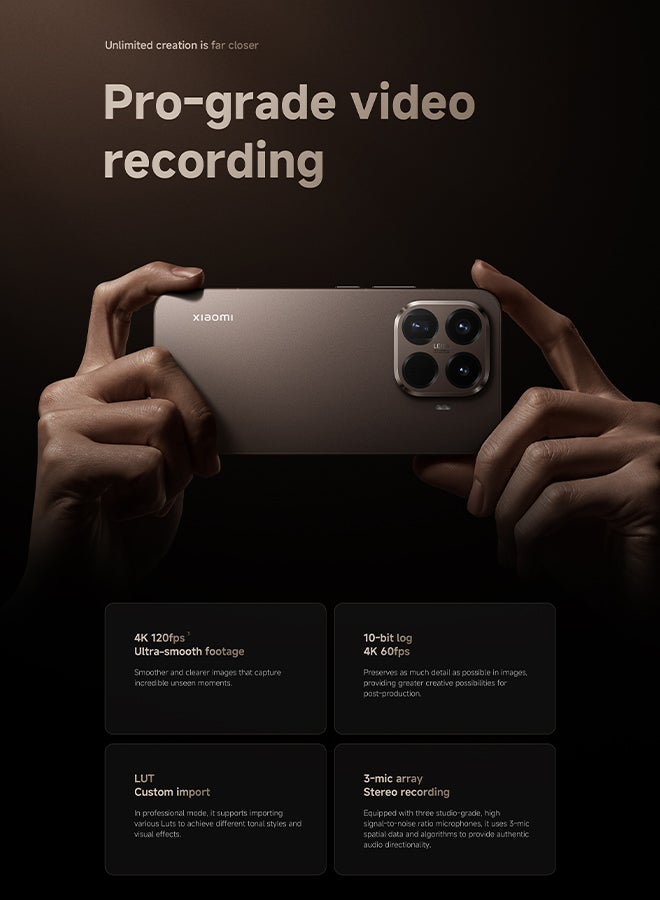 Xiaomi 15T Pro Dual SIM 5G Gray 12GB RAM 1TB With FREE Gifts - Xiaomi Smart Band 10, 2-years warranty, 1-Screeen Replacement and 4-months Spotify, 3-months YouTube Premium, 3-months Google AI Pro membership - Global Version - Image 3