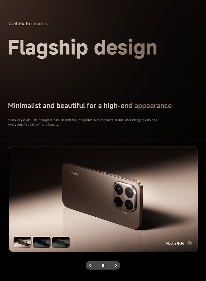 شاومي 15T Pro Dual SIM 5G Mocha Gold 12GB RAM 1TB With FREE Gifts - Xiaomi Smart Band 10, 2-years warranty, 1-Screeen Replacement and 4-months Spotify, 3-months YouTube Premium, 3-months Google AI Pro membership - Global Version - Image 4