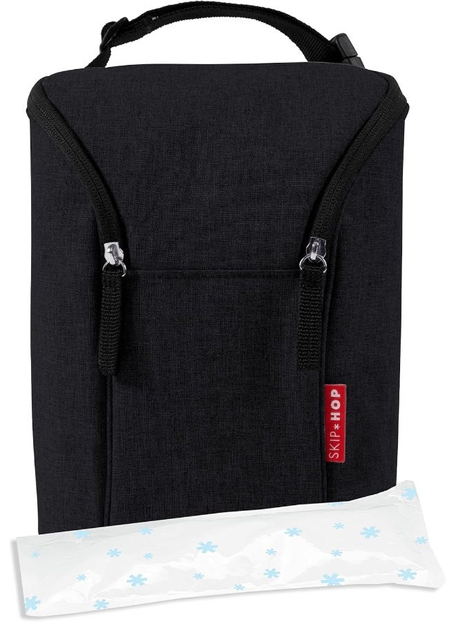سكيب هوب حقيبة زجاجة الرضيع من سكيب هوب، سهلة الحمل، سوداء، 1 قطعة (عبوة من 1) - Image 5