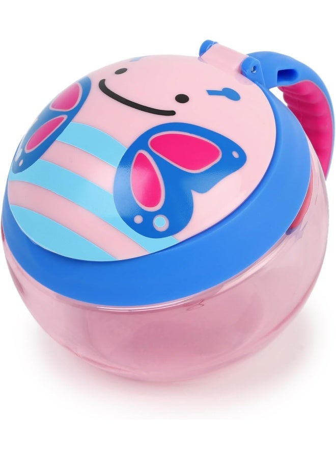 سكيب هوب Skip Hop Zoo Toddler Snack Cup, Blossom Butterfly - Image 1